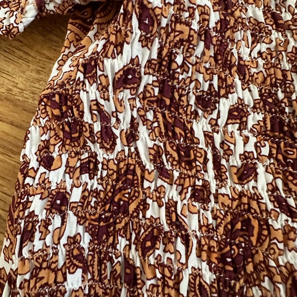 Faithfull the Brand Juniper Midi Dress Sable Paisley US 8 - Picture 15 of 16